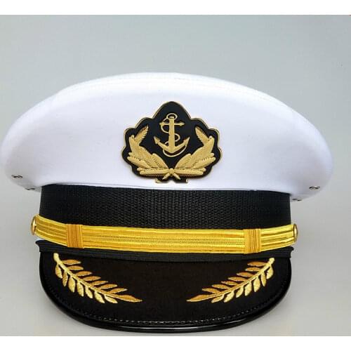 US Navy Cap Military Hats Cadet Hat Marines Militar Army Accessories Captain Hat