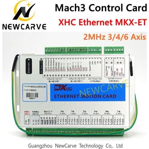 XHC Ethernet Mach3 Breakout Board 3 4 6 Axis USB Motion Control Card Resume 2MHz Support For CNC Lathe Engraver NEWCARVE