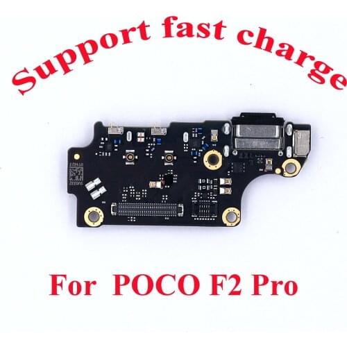 Original Charge Board for POCO F2 Pro Support Fast Charge USB plug charge Port Flex Replacement for Redmi K30 Pro
