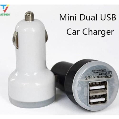 500pcs/lot 2 Port Car Usb Charger QC 3.0 Fast Charge Auto Charger For Samsung Xiaomi Hauwei Dual Usb Car-Charger Adapter