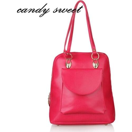 Candy Sweet Faux Leather Bags For Women