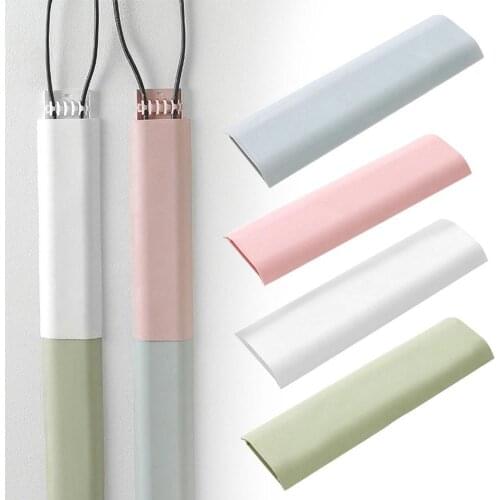 Colorful Self-Adhesive Wall Flat Screen TV Cord Cable Organizer Clip Wire Management