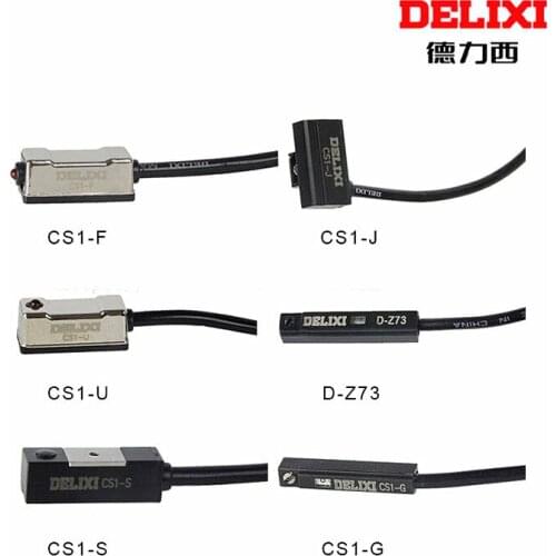 DELIXI Pneumatic Magnetic Switch D-A93 D-A73 D-A54 D-C73 CS1-S CS1-U CS1-J CS1-F CS1-G CS1-S CS1-M Cylinder Sensor Switch