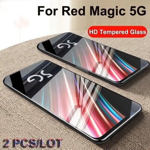 HD Tempered Glass For ZTE nubia Red Magic 5G Screen Protector 9H Blueray Glass film For nubia Red Magic 5G Protective film