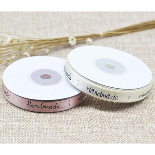 KALASO 1Roll 25Yards Handmade Label Tags Ribbons For DIY Crafts Gift Packing Belt & Sewing Fabric Supplies Crafts Decoration