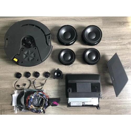 For Vw 2017/18 Tiguan Original Dynaudio Sound System Speakers Set(4 Tweeter/4 Woofer/1 Alto/1 Subwoofer/1 Amplifier) With Cable