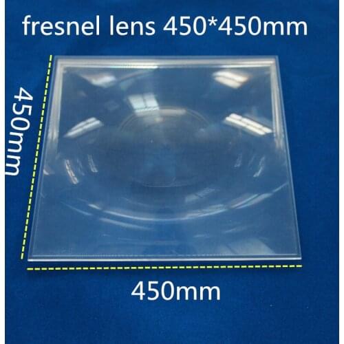 Square fresnel lens 520*520mm 520x520mm and focal length 620mm for sale