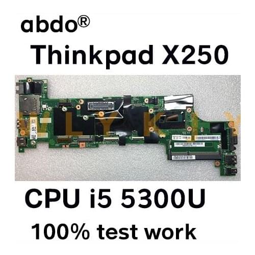 For Lenovo Thinkpad X250 Notebook Motherboard VIUX1 NM-A091 CPU i5 5300U 100% test work FRU 00HT369 00HT373 00HT374 00HT385