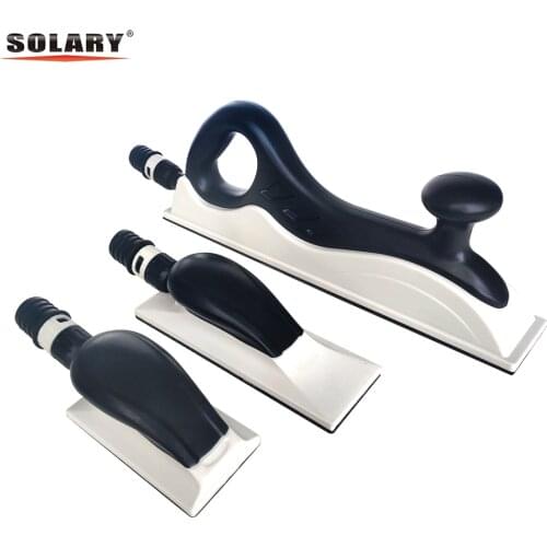 Sanding Pad 1pc Sanding Block Hand Dust Extraction Grinding Holder Hook Loop Drywall Vacuum Polish Tools