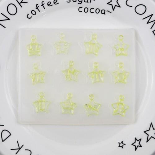 12 Constellation Fondant Silicone Mold Cake Decoration Epoxy Mold XGY-313