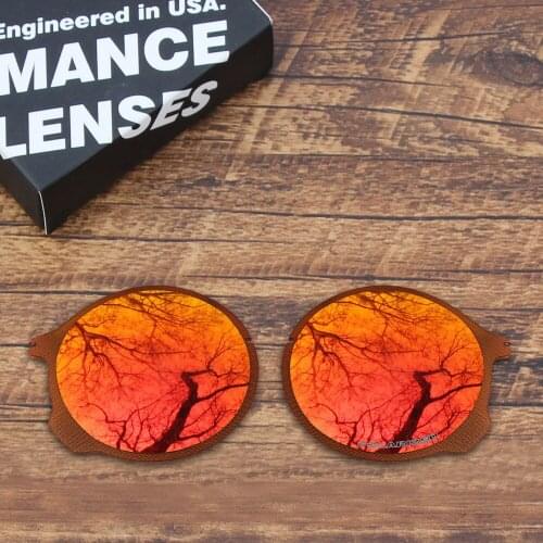 ToughAsNails Resist Seawater Corrosion Polarized Replacement Lenses for Oakley Tailend Sunglasses Fire Red Mirrored