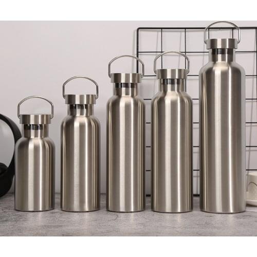 Sports Thermos Bottle 304 Stainless Steel Water Bottle Thermos Portable Vacuum Flask Insulated Tumbler 350/500/600/750/1000ml