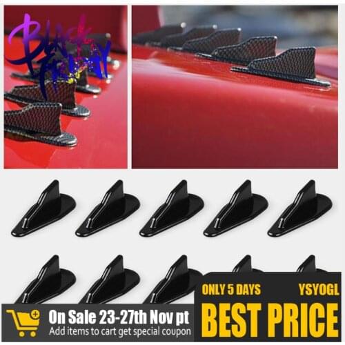 10pcs/pack Universal Auto Shark Fin Roof Aerial Base Radio Signal Black carbon fiber car shark fin antenna 80mm x 25mm