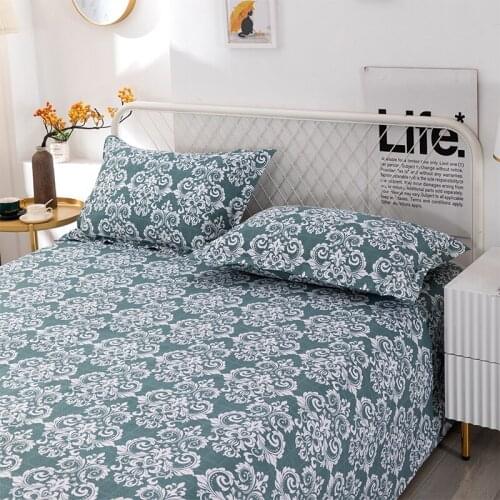 High-quality Pure Cotton Old Coarse Cloth Fabric Cotton Soft Moisture-absorbing Thick Environmentally Friendly Healthy Bed Sheet