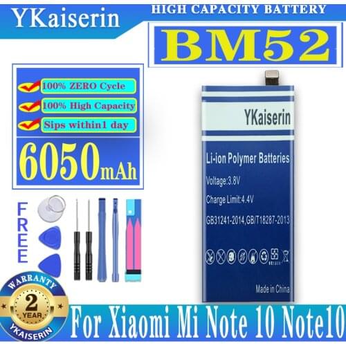 YKaiserin Xiaomi Mi CC9 Phone Batteries