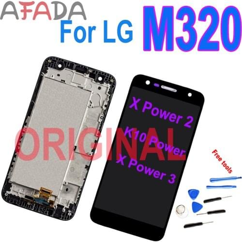 5.5" LCD Digitizer For LG X Power 2 M320 M320G M320TV K10 Power X500 M327 SP320 LCD Display Touch Screen Assembly Replacement