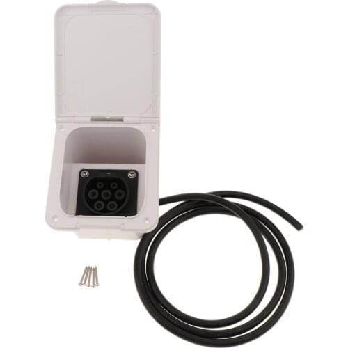 12V 7 Pin Plastic Trailer Towing Car Plug Socket Wiring Connector Adapter