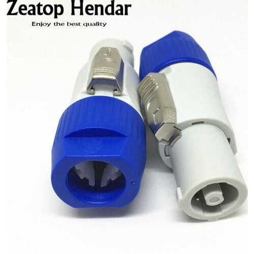 20Pcs High Quality 3 Pin Male NAC3FCA & NAC3FCB PowerCon Stage Light Power Cable Plug Audio Connector