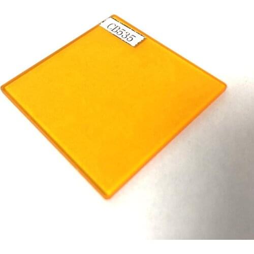 535nm long pass filter size 50x50mm GG535