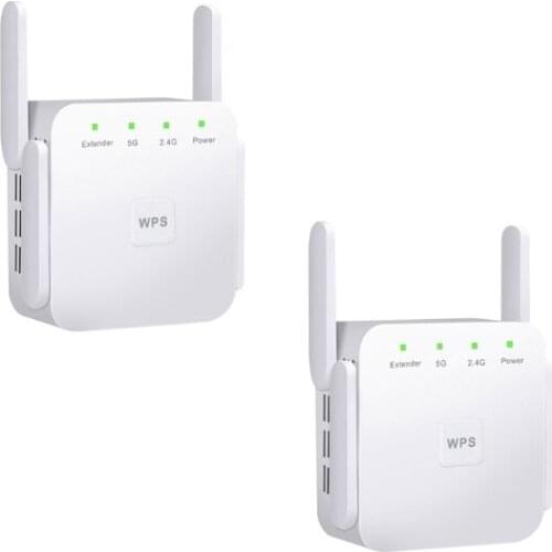 K1KF 1200m Wireless Repeater 2.4G/5G Dual Frequency Network Wireless Wifi Signal Amplifier Booster Extender
