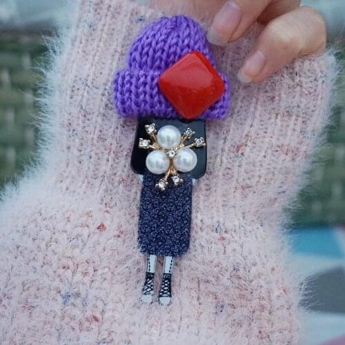 Diy Acrylic model models brooch pins beooches badges for woman girl clothing accessories