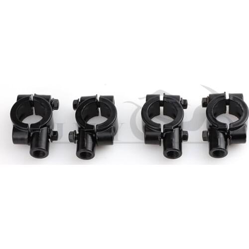 1 pair 7/8" 8/10mm Motorcycle Handle Bar Mirror Mount Holder Rear view Handlebar Mirror Clamp For Motorcycle