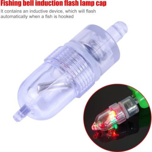Electronic Fishing Bite Alarm Smart Sensor LED Night Fishing Rod Tip Light Pole Bite Alarm Lamp Fishing Tackle