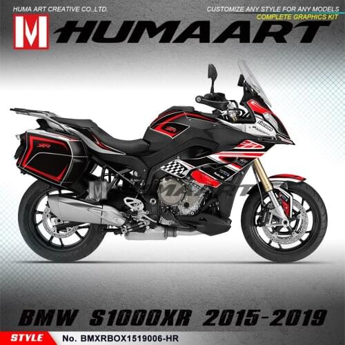 HUMAART Graphics Kit Sports Decals Racing Logo Stickers for S1000XR S 1000 XR 2015 2016 2017 2018 2019(BMXRBOX1519006-HR)