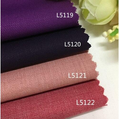 Purple red worsted suit cloth fabric wrinkle high-grade suiting Coats Pants wide leg pants
