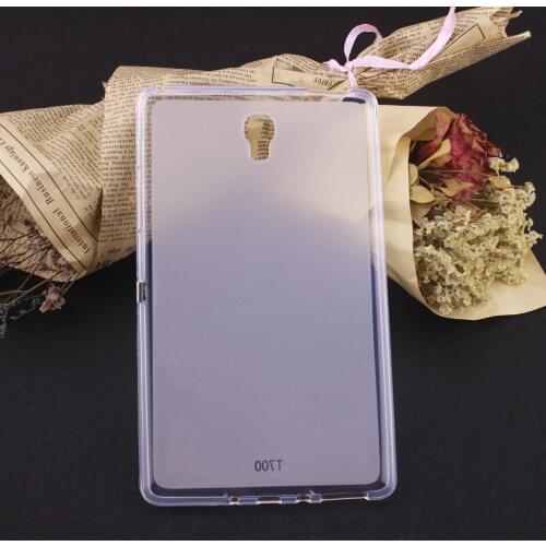 Soft TPU Transparent Tablet Case For Samsung GALAXY Tab S 8.4 SM-T700 SM-T705 T700 T705 8.4 Inch Matte Cover