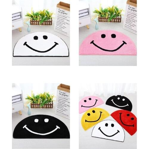 Non-slip bathroom floor mats flocking toilet entrance mat absorbent foot mats quick-drying door mats household bathroom rugs