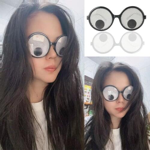 A Pair Funny Personalise Grid Turn Eye Glasses Birthday Party Sunglasses Funny Glasses Decorative Matching Glasses Gifts