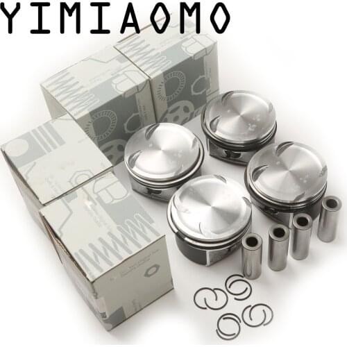 A2710300024 Pistons & Ring 82mm For Mercedes-Benz C-Class (W204) 2008-2014 C180K M271.910 1.6L 5A/MT A2710307017 A 271 030 70 17
