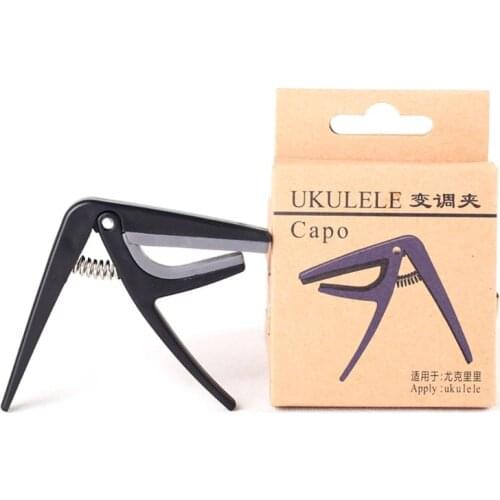 Professional Ukulele Capo 4 Strings Guitar Capos Single-handed Quick Change Ukelele Capo Guitar Parts & Accessories