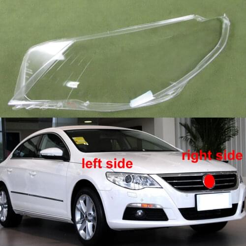 Transparent Plexiglass Lampshade Headlight Shell Headlamp Cover For Volkswagen VW Passat CC 2009 2010 2011 2012