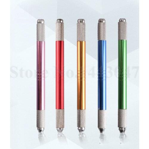 Freeshipping 5pcs/Lot Tattoo Manual Pen Can Suit Many Tattoo Needles For Permanent Makeup Eyebrow