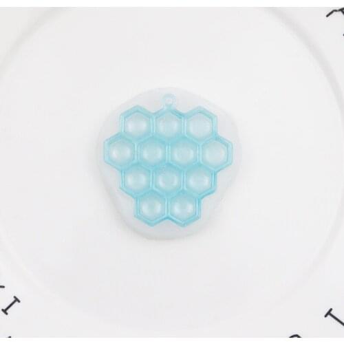 Honeycomb Fondant Silicone Mold, Mobile Phone Glue Mold, Decorative DIY Handmade Ultra-light Clay Mold