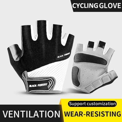 Cycling Gloves Non-slip MTB Gloves Mountain Bike Half Finger Gloves Men Summer Bicycle Gym Fitness Sports guantes moto