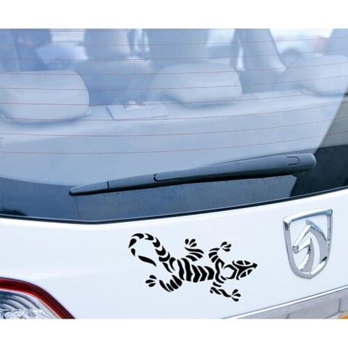 EmpireYing 3 Sizes 8 Colors Funny Dynamic Reptiles Gecko Lizard Art Stripe Car Sticker SUV Bumper Wall Styling Vinyl Decal Gift