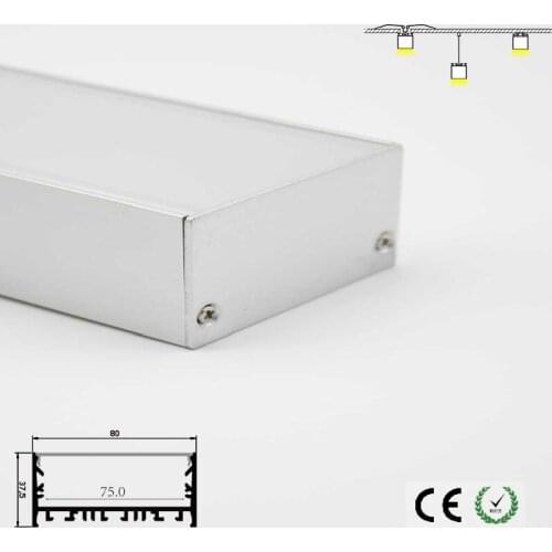 High quality aluminum led channels led lamp covers ceiling lighting fixtures indoor used customized length ok fast shipping