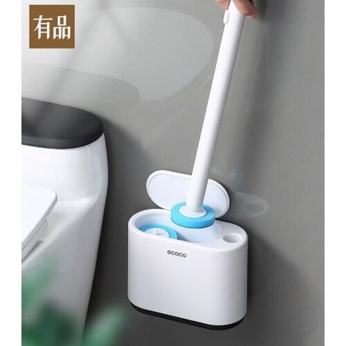 Youpim Disposable Toilet Brush Household Wall-Mounted Can Thrown Without Dead Corners CleaningToilet Brush Bathroom Accessories