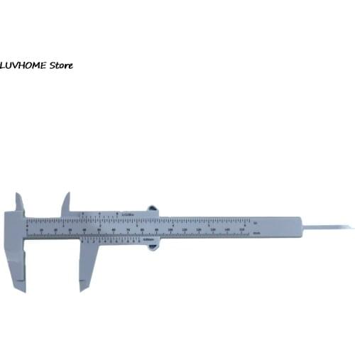 1pc Caliper Measure Tools Double Scale Sliding Gauge Eyebrow Ruler Tattoo Permanent Makeup Eyebrow Tattoo Measuring Ruler