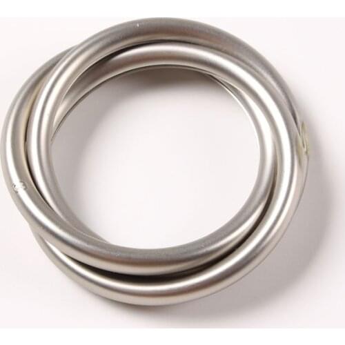 10PCS/Metal Napkin Ring Creative Double Ring Napkin Ring Gold and Silver Napkin Holder Table Decoration Party Jewelry