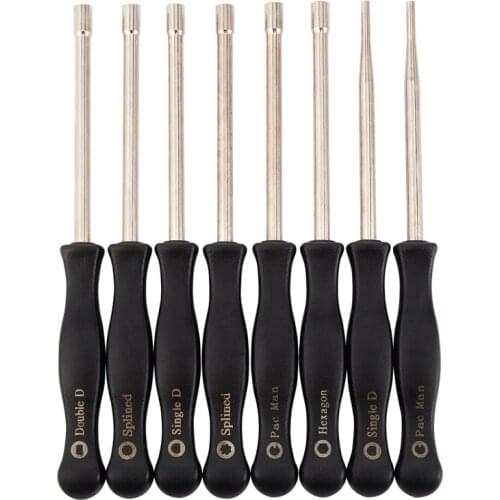 8 pcs Screwdriver Carburetor Adjustment Tool Single D Double D Hexagon Hex Socket Kit Set