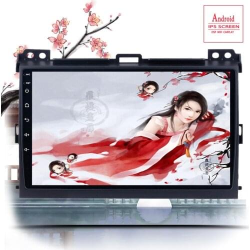 Carplay 1280*720P Android 10.0 128G GPS Radio for Toyota LAND CRUISER Prado 120 2004 - 2009 Navigation IPS Screen Stereo No DVD