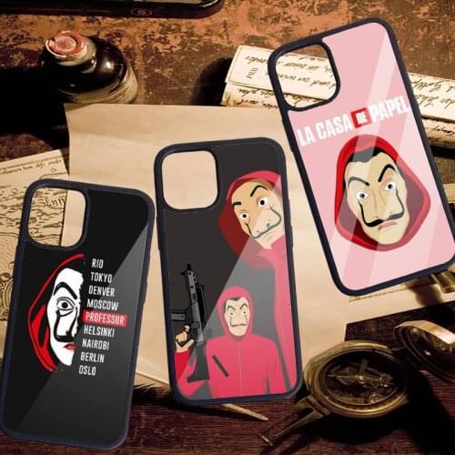 The paper house money heist Phone Case PC for iPhone 11 12 pro XS MAX 8 7 6 6S Plus X 5S SE 2020 XR