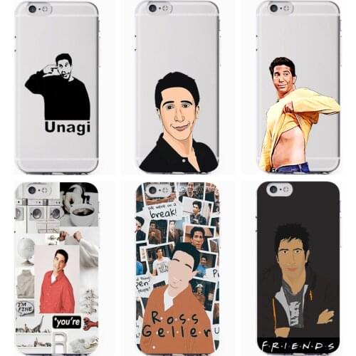 Ross Geller Phone Case Comedy master Soft Silicone Transparent Clear cover for iphone 11 Pro MAX 6 6s 7 8plus 5s 5 X XS XR XSMax