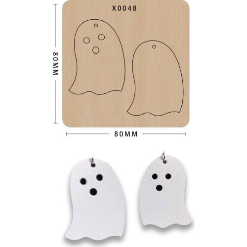 Diy Halloween Gift Wooden Die Cut Scrapbooking Leather Cutting Dies Handmade Crafts Making Decor Supplies Dies Template