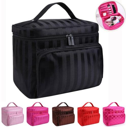 Travel Animal Flamingo Make Up Bags Women Girl Cosmetic Bag Makeup Beauty Wash Organizer Toiletry pouch Storage Kit Bath Case