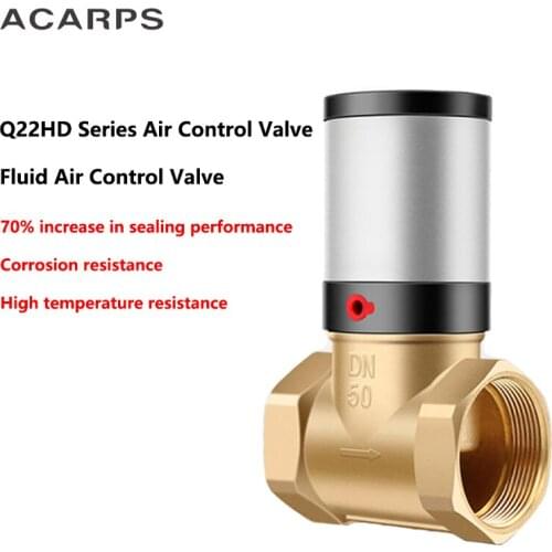 1/2" 3/4" 1" 1-1/4" 1-1/2" 2" Fluid Air Control Valve Q22HD Brass Valve Body Air Control Valve Pneumatic Control Valve
